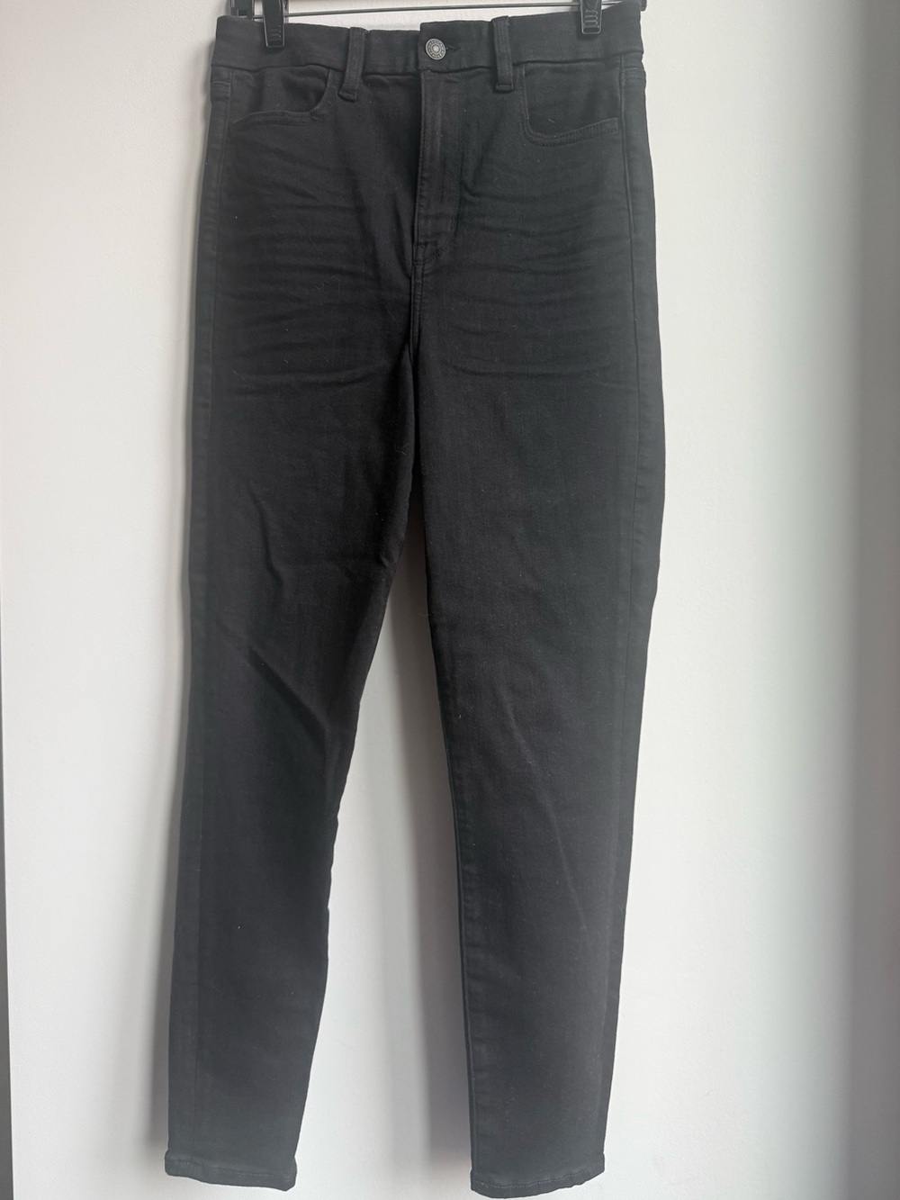 American Eagle Outfitters Black High-Rise Skinny Jeans 8 Short